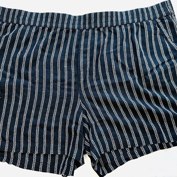 Sonoma Pants - NWT SONOMA Women High Rise Pockets Ultra Waistband Striped Shorts Plus Size 3X